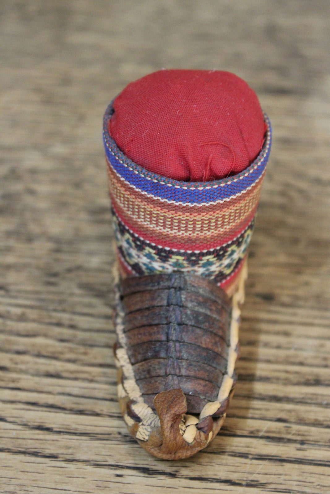 Vintage Moroccan Style Shoe Pin Cushion - Kernow Furniture