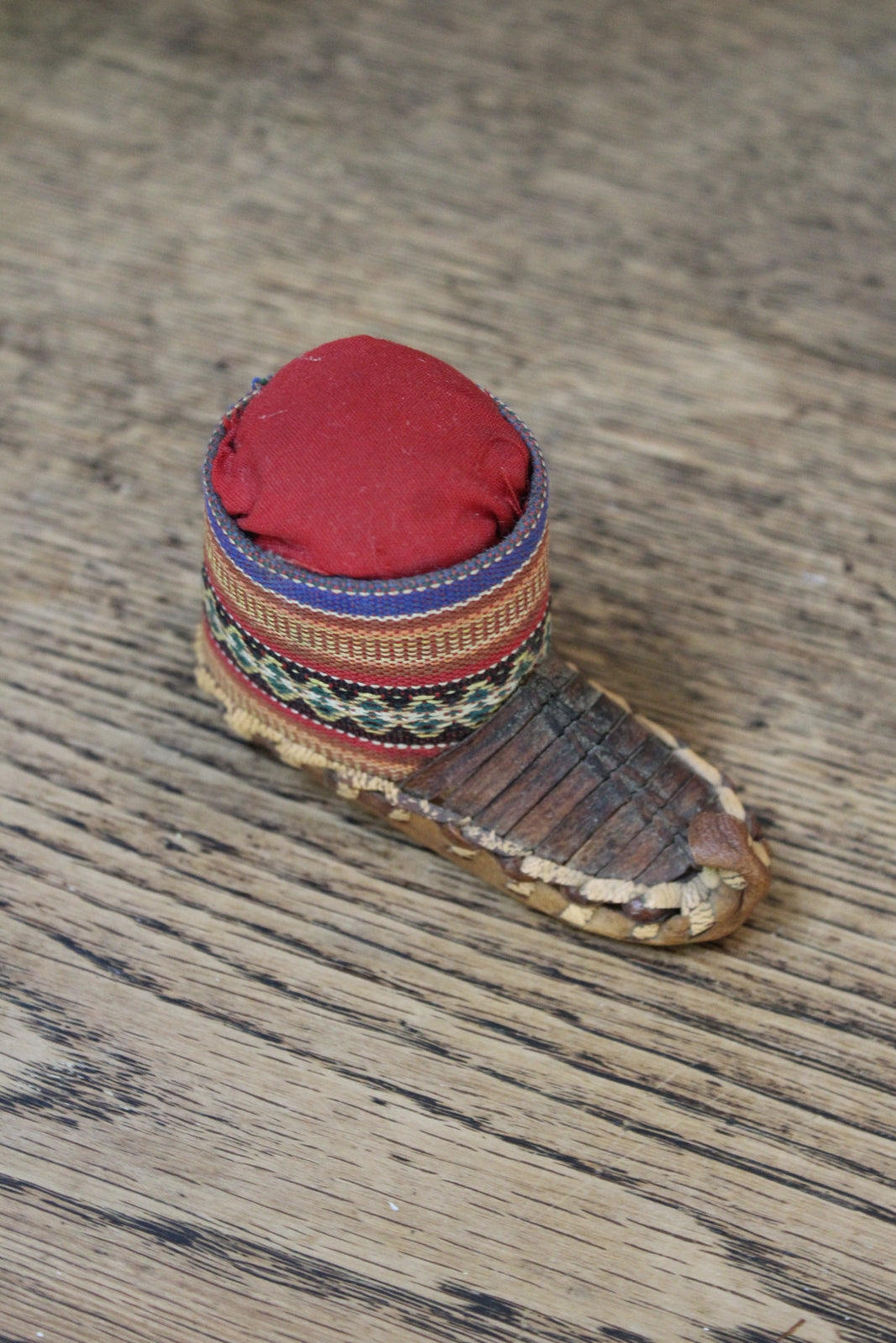 Vintage Moroccan Style Shoe Pin Cushion - Kernow Furniture