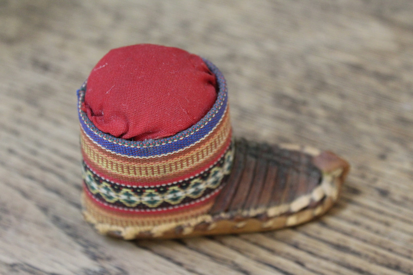 Vintage Moroccan Style Shoe Pin Cushion - Kernow Furniture