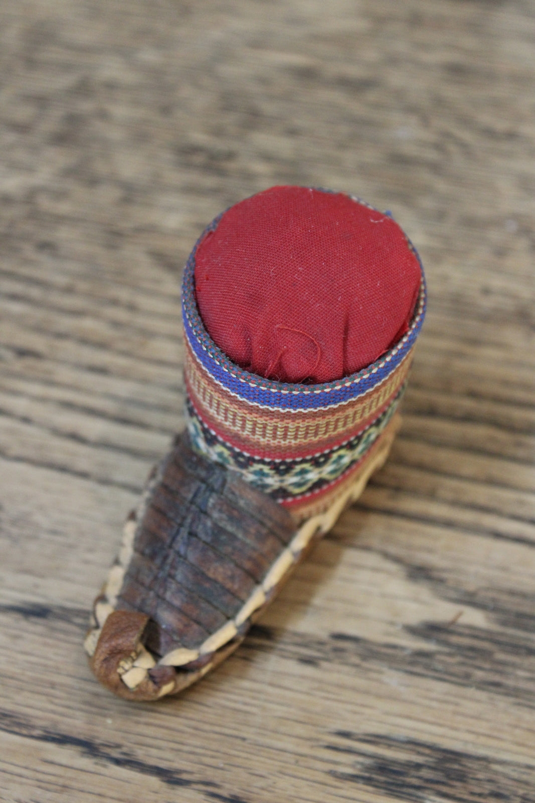 Vintage Moroccan Style Shoe Pin Cushion - Kernow Furniture