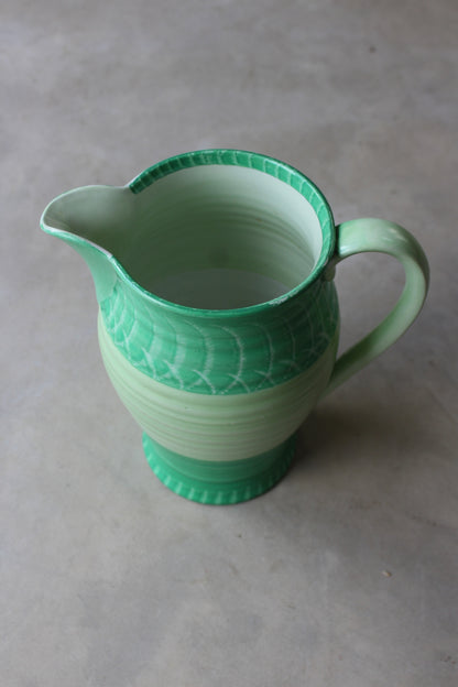 Green Shelley Jug - Kernow Furniture