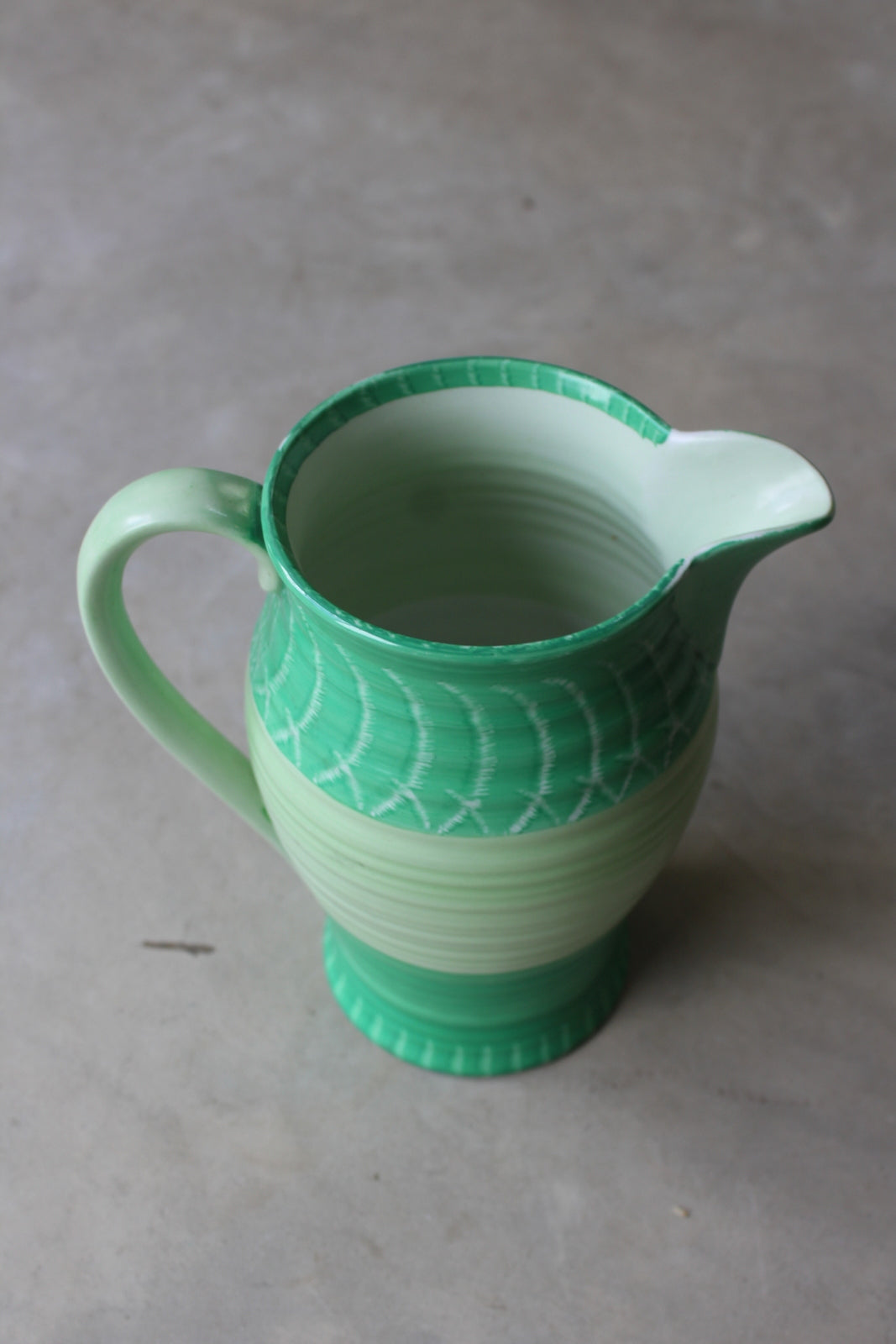 Green Shelley Jug - Kernow Furniture