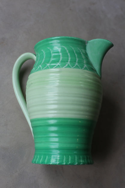 Green Shelley Jug - Kernow Furniture