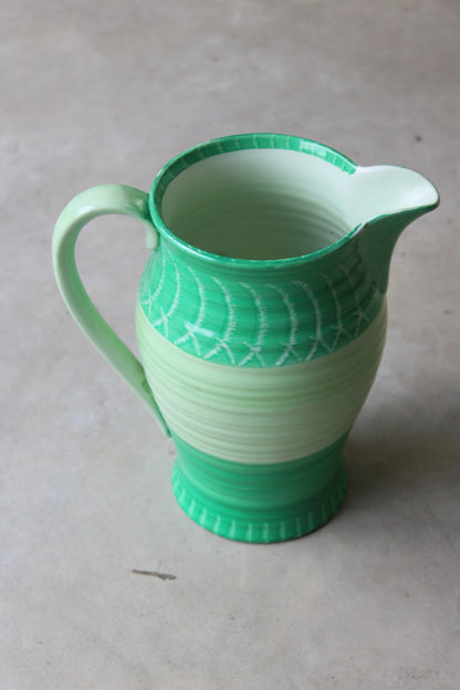 Green Shelley Jug - Kernow Furniture