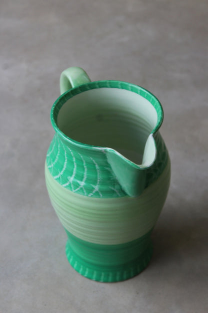 Green Shelley Jug - Kernow Furniture