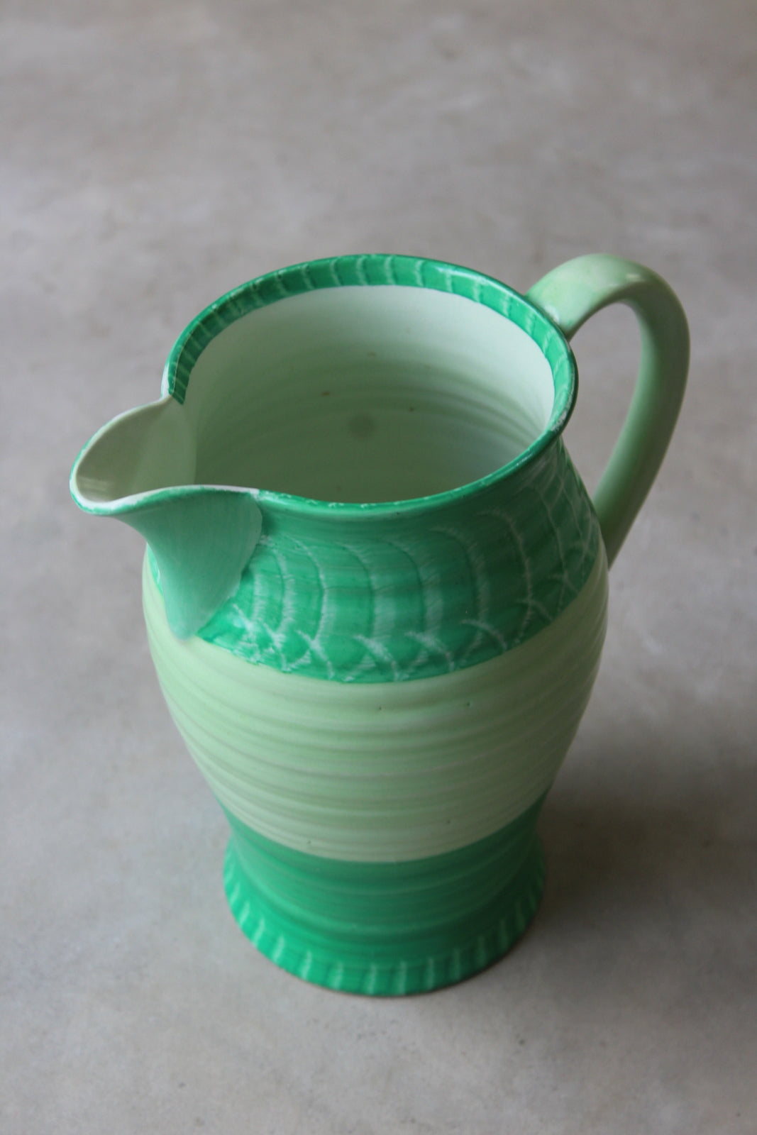 Green Shelley Jug - Kernow Furniture