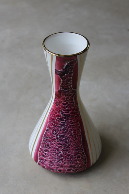 Retro Pink Italian Vase Decorative Jug - Kernow Furniture