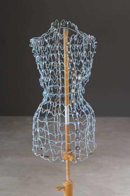 Vintage Wire Dress Form - Kernow Furniture