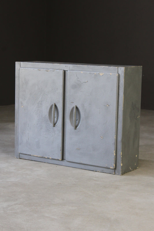 Retro Aluminium Wall Mount Cabinet - Kernow Furniture