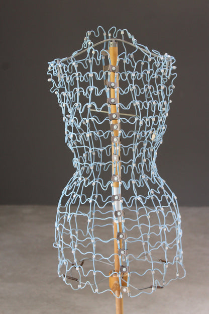 Vintage Wire Dress Form - Kernow Furniture