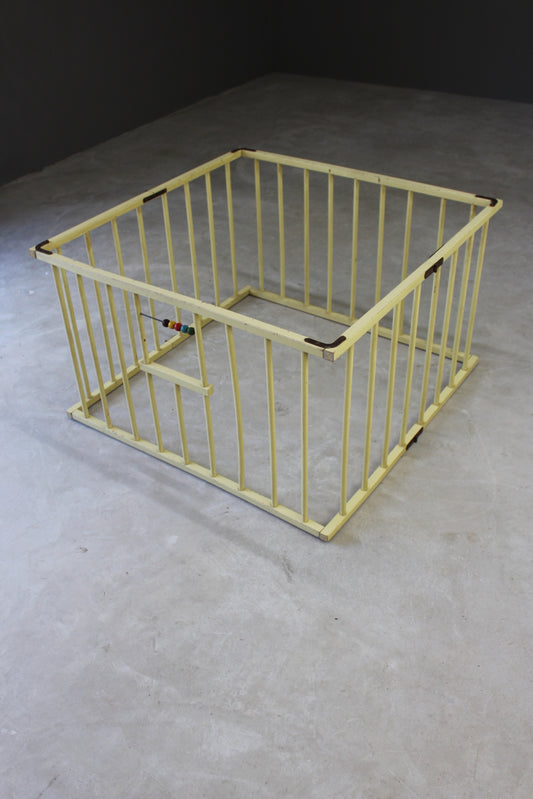 Retro Wooden Childs Play Pen - Kernow Furniture