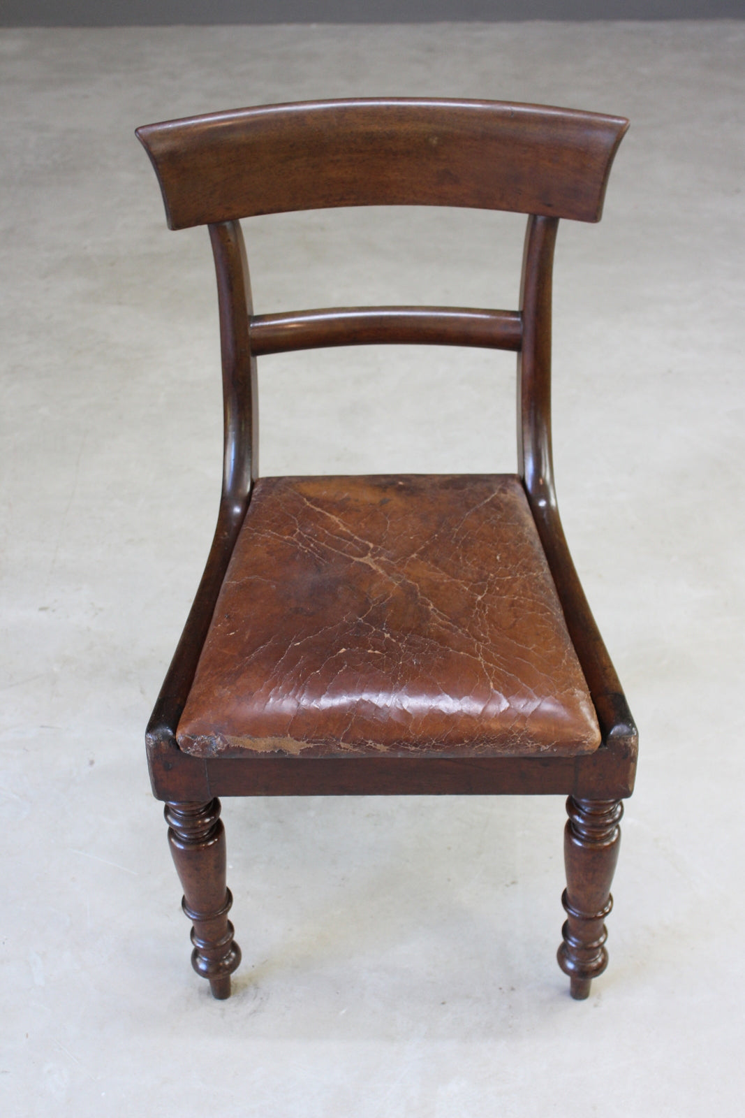 Single Mahogany William IV Dining Chair - Kernow Furniture