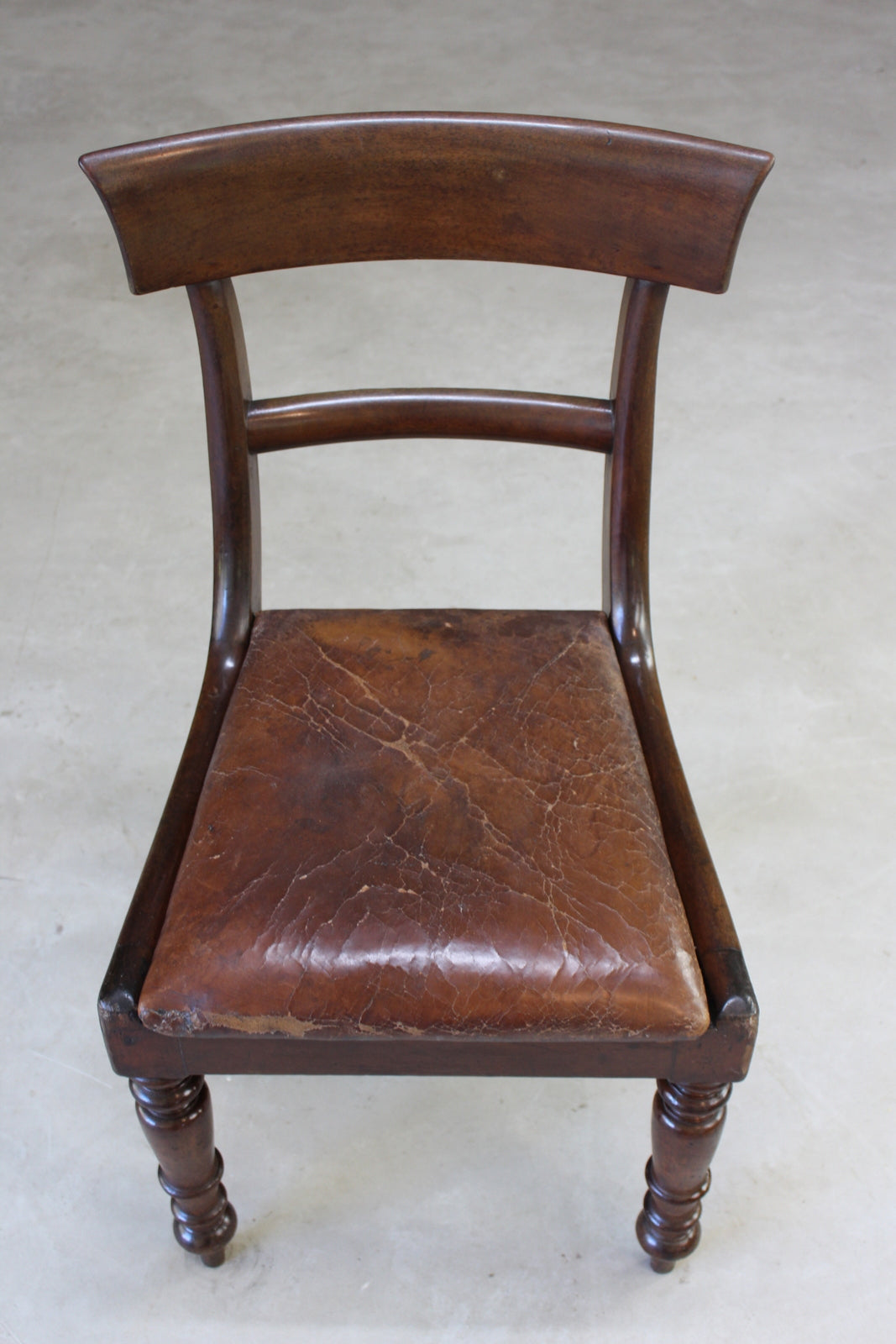 Single Mahogany William IV Dining Chair - Kernow Furniture